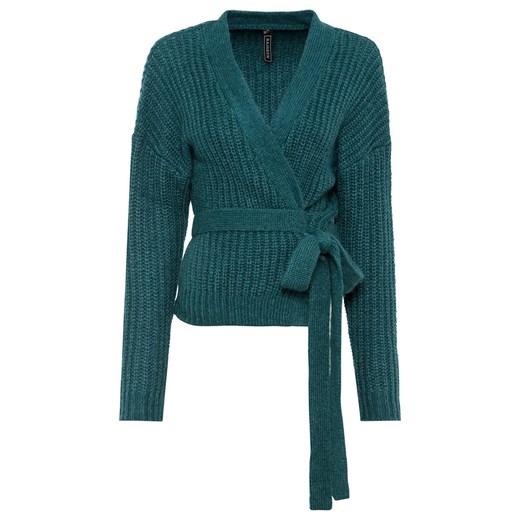 Sweter kopertowy wiązany | bonprix 36/38 bonprix okazja