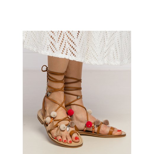 TWINSET Skórzane sandały Twinset 41 okazyjna cena Gomez Fashion Store
