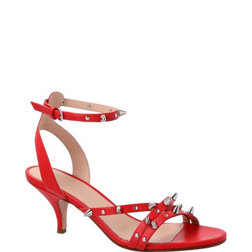 Red Valentino Skórzane sandały na szpilce Red Valentino 36 okazyjna cena Gomez Fashion Store