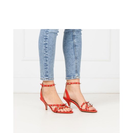 Red Valentino Skórzane sandały na szpilce Red Valentino 36 Gomez Fashion Store okazyjna cena
