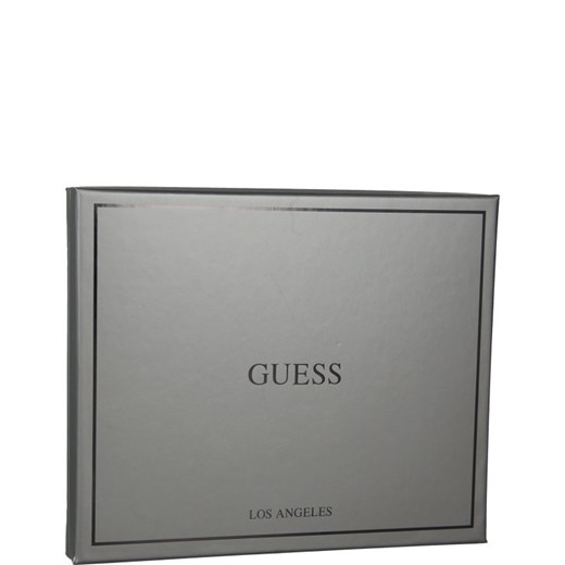 Guess Skórzany portfel + brelok Guess Uniwersalny wyprzedaż Gomez Fashion Store
