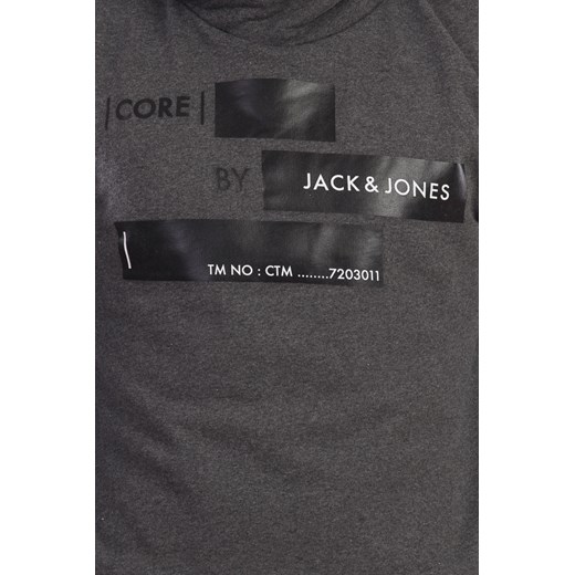 CORE by JACK&JONES szara bluza z kominem blackroom-pl szary duży