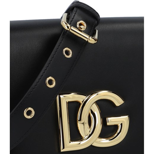 Dolce Gabbana Skórzana listonoszka Dolce Gabbana Uniwersalny Gomez Fashion Store promocyjna cena