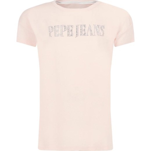Pepe Jeans London T-shirt SKYE | Regular Fit 128 wyprzedaż Gomez Fashion Store
