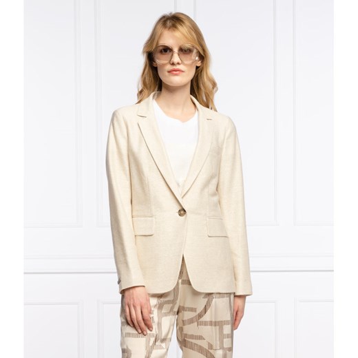 Peserico Lniany żakiet GIACCA DONNA | Regular Fit Peserico 38 okazyjna cena Gomez Fashion Store