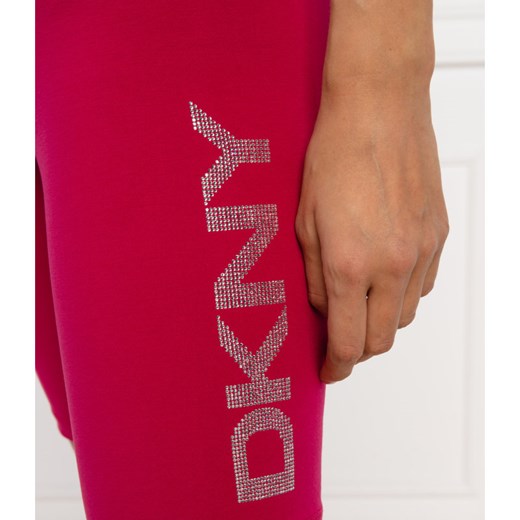 DKNY Sport Spodenki kolarzówki RHINESTONE | Slim Fit L wyprzedaż Gomez Fashion Store