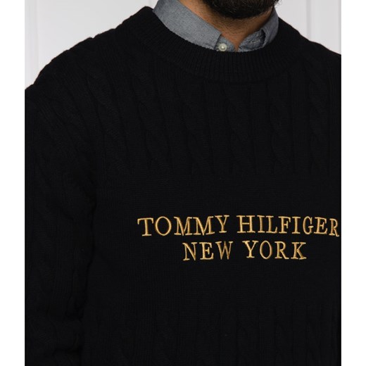 Tommy Hilfiger Sweter | Regular Fit | z dodatkiem wełny Tommy Hilfiger L promocyjna cena Gomez Fashion Store