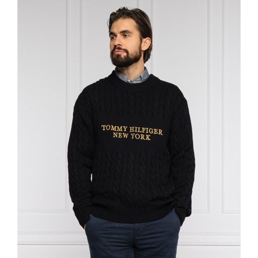 Tommy Hilfiger Sweter | Regular Fit | z dodatkiem wełny Tommy Hilfiger XL promocja Gomez Fashion Store
