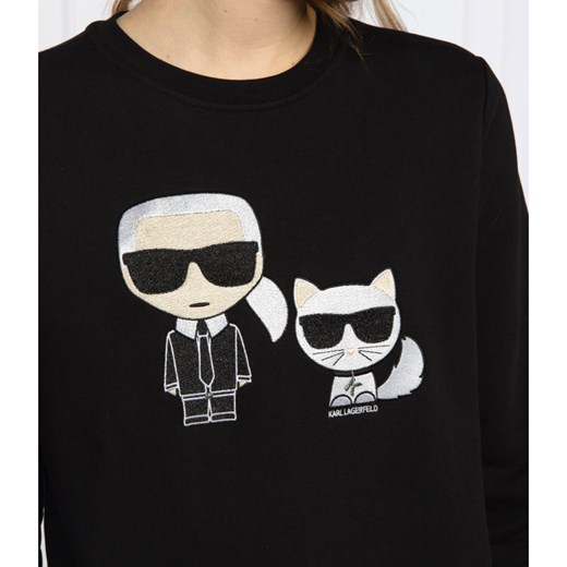 Karl Lagerfeld Bluza Ikonik Karl &Choupette | Regular Fit Karl Lagerfeld XL okazja Gomez Fashion Store