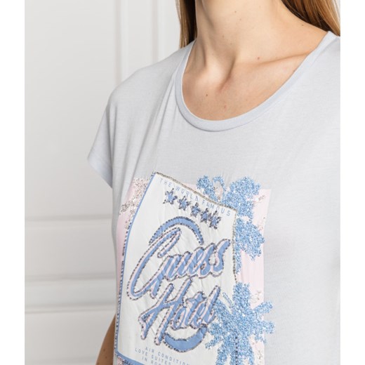 GUESS JEANS T-shirt GLAMOUR | Regular Fit XS wyprzedaż Gomez Fashion Store