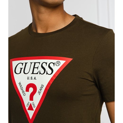 GUESS JEANS T-shirt | Slim Fit M promocyjna cena Gomez Fashion Store