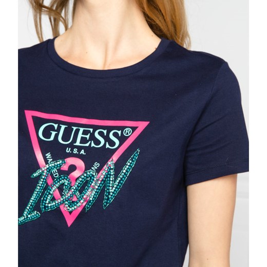 GUESS JEANS T-shirt | Regular Fit XS wyprzedaż Gomez Fashion Store