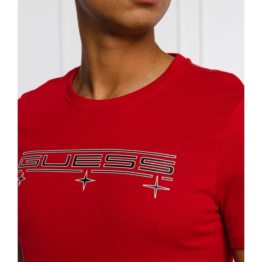 GUESS JEANS T-shirt STARRED | Slim Fit XL promocja Gomez Fashion Store