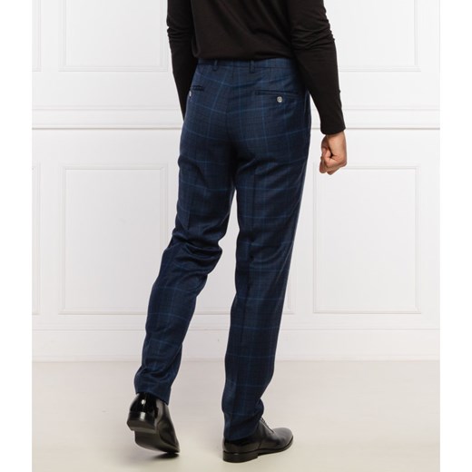 BOSS Wełniane spodnie H-Genius-Detail-214 | Slim Fit 48 okazyjna cena Gomez Fashion Store
