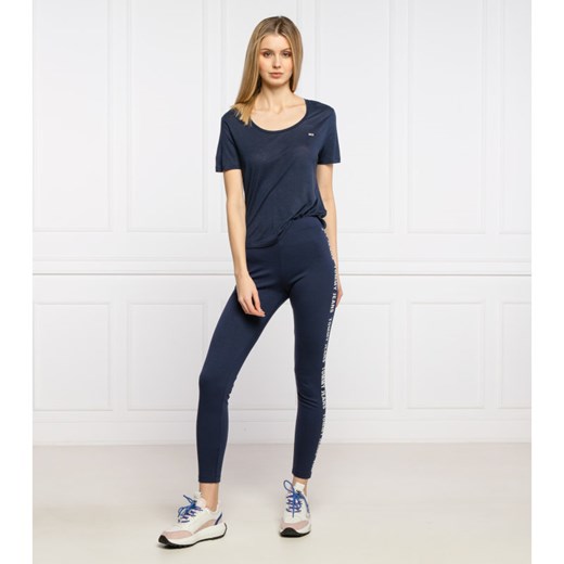 Tommy Jeans T-shirt | Regular Fit | z dodatkiem lnu Tommy Jeans S promocyjna cena Gomez Fashion Store