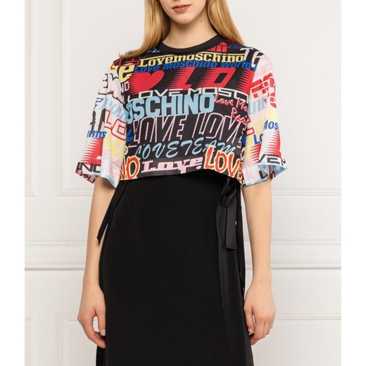 Love Moschino T-shirt | Loose fit Love Moschino 38 promocyjna cena Gomez Fashion Store