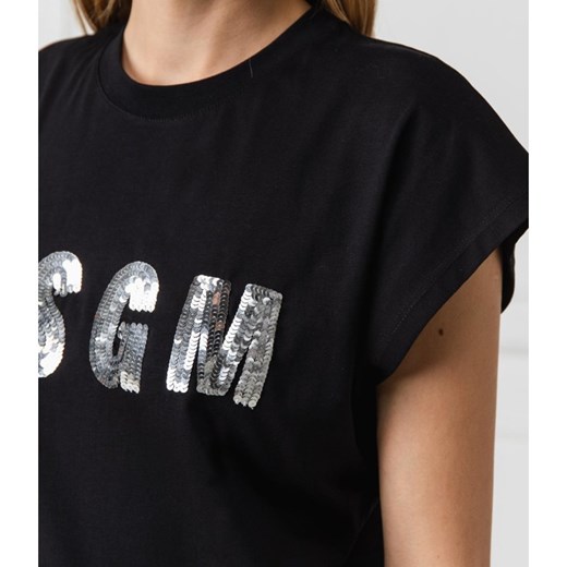 MSGM T-shirt | Regular Fit S wyprzedaż Gomez Fashion Store