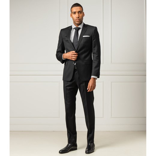 BOSS Wełniane spodnie Genius | Slim Fit 48 Gomez Fashion Store