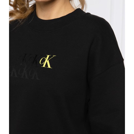 CALVIN KLEIN JEANS Bluza MONOGRAM | Cropped Fit XL okazja Gomez Fashion Store