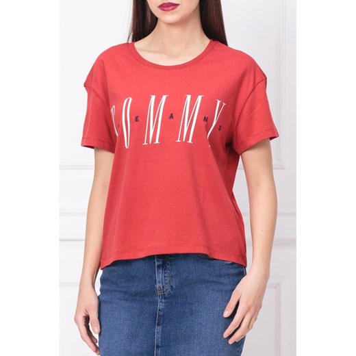 Tommy Jeans T-shirt TJW LAYER GRAPHIC | Regular Fit Tommy Jeans XS wyprzedaż Gomez Fashion Store