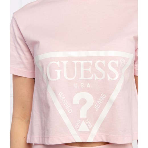 GUESS ACTIVE T-shirt | Cropped Fit L Gomez Fashion Store okazyjna cena