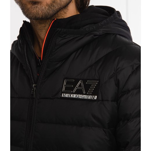 EA7 Puchowa kurtka | Slim Fit L Gomez Fashion Store wyprzedaż