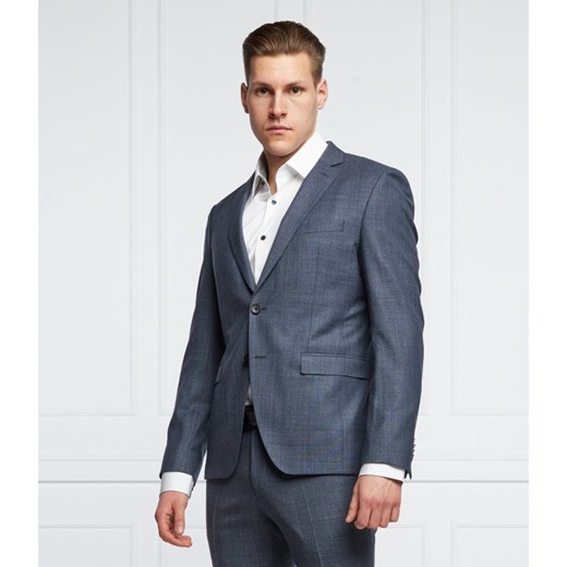 BOSS Wełniany garnitur H-Reymond-214 | Extra slim fit 50 Gomez Fashion Store