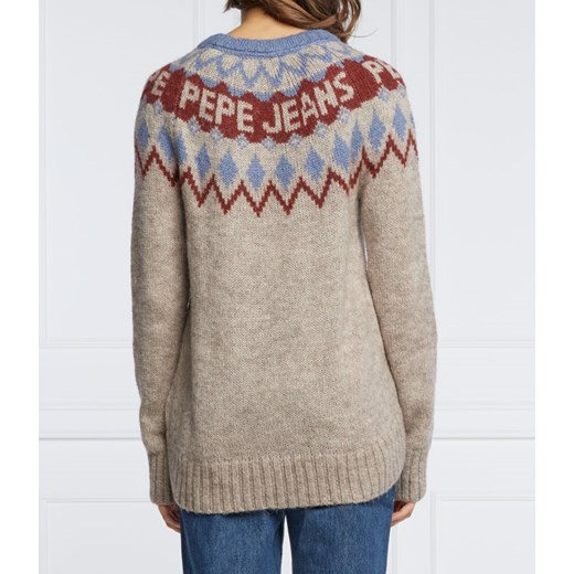 Pepe Jeans London Sweter PAIGE | Regular Fit | z dodatkiem wełny S wyprzedaż Gomez Fashion Store