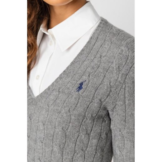 POLO RALPH LAUREN Wełniany sweter | Regular Fit | z dodatkiem kaszmiru Polo Ralph Lauren XXS wyprzedaż Gomez Fashion Store