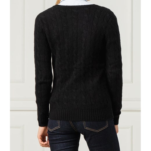 POLO RALPH LAUREN Wełniany sweter | Regular Fit | z dodatkiem kaszmiru Polo Ralph Lauren L okazja Gomez Fashion Store