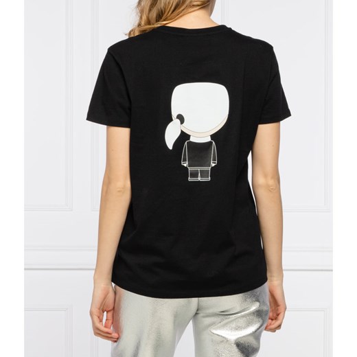 Karl Lagerfeld T-shirt Ikonik Karl | Regular Fit Karl Lagerfeld M wyprzedaż Gomez Fashion Store