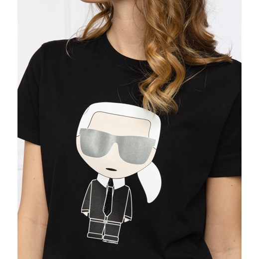 Karl Lagerfeld T-shirt Ikonik Karl | Regular Fit Karl Lagerfeld M okazja Gomez Fashion Store