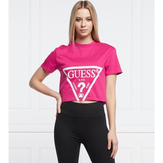 GUESS ACTIVE T-shirt | Cropped Fit L promocyjna cena Gomez Fashion Store