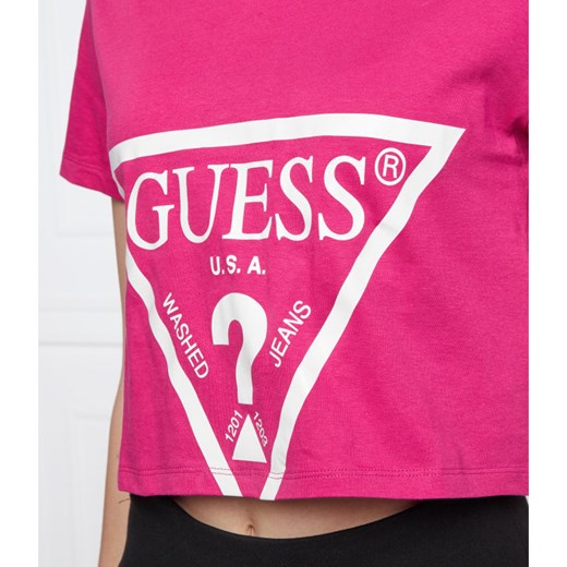 GUESS ACTIVE T-shirt | Cropped Fit L Gomez Fashion Store okazyjna cena