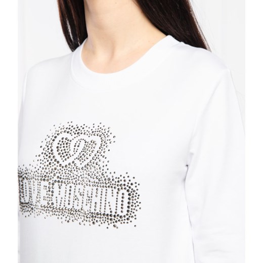 Love Moschino Bluza | Regular Fit Love Moschino 40 promocja Gomez Fashion Store