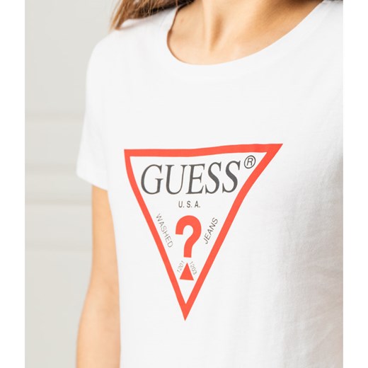 GUESS JEANS T-shirt BASIC TRIANGLE | Regular Fit M okazja Gomez Fashion Store