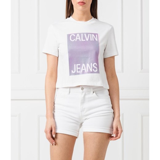 CALVIN KLEIN JEANS T-shirt | Cropped Fit L promocyjna cena Gomez Fashion Store