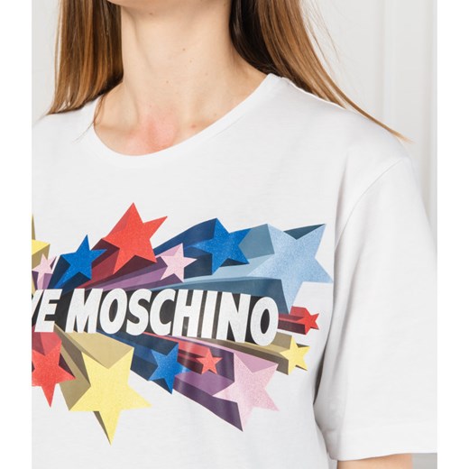 Love Moschino T-shirt | Loose fit Love Moschino 38 wyprzedaż Gomez Fashion Store