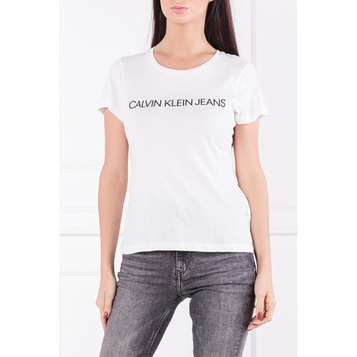 CALVIN KLEIN JEANS T-shirt CORE INSTITUTIONAL | Regular Fit XS wyprzedaż Gomez Fashion Store