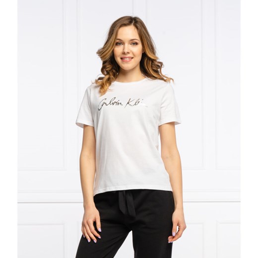 Calvin Klein T-shirt | Regular Fit Calvin Klein S okazyjna cena Gomez Fashion Store