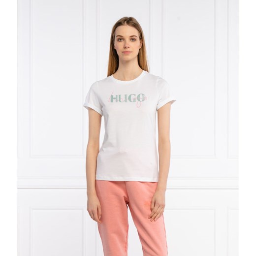 HUGO T-shirt Tee 9 | Slim Fit XS wyprzedaż Gomez Fashion Store