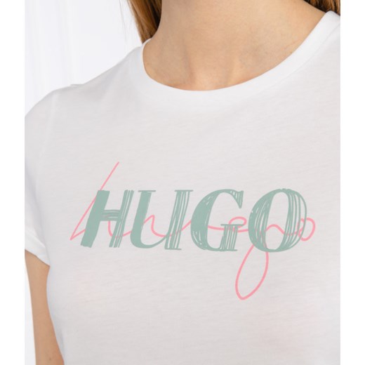 HUGO T-shirt Tee 9 | Slim Fit M okazyjna cena Gomez Fashion Store