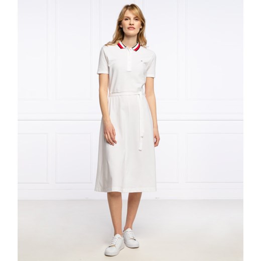 Tommy Hilfiger Sukienka | pique Tommy Hilfiger S Gomez Fashion Store promocja