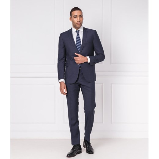 Strellson Wełniane spodnie Mercer | Slim Fit Strellson 52 promocyjna cena Gomez Fashion Store