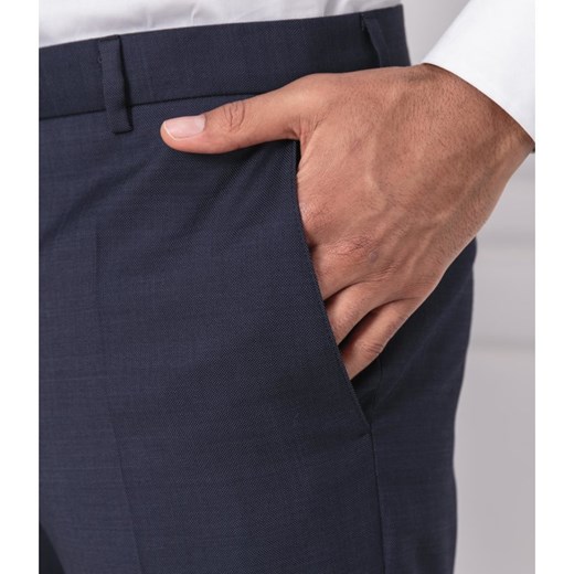 Strellson Wełniane spodnie Mercer | Slim Fit Strellson 52 wyprzedaż Gomez Fashion Store
