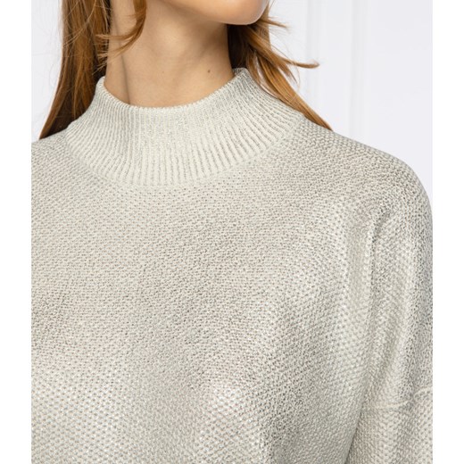 BOSS Sweter C_Febonee | Regular Fit | z dodatkiem jedwabiu M promocja Gomez Fashion Store