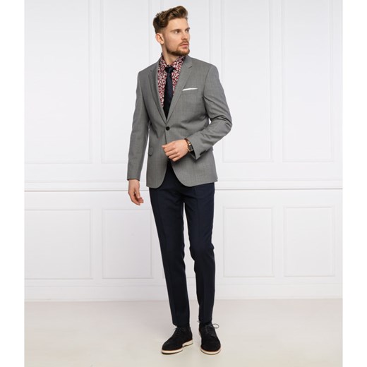 HUGO Wełniane spodnie Hesten212X | Extra slim fit 52 okazja Gomez Fashion Store