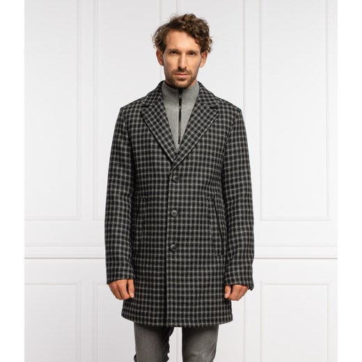 BOSS CASUAL Wełniany płaszcz Usev 48 wyprzedaż Gomez Fashion Store