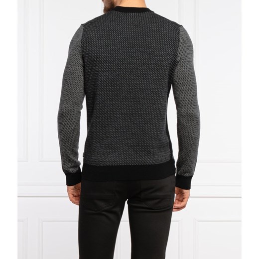BOSS Wełniany sweter Nettuno | Longline Fit XXL Gomez Fashion Store okazyjna cena