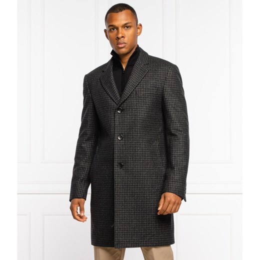 BOSS Wełniany płaszcz H-Hyde-214 46 promocyjna cena Gomez Fashion Store